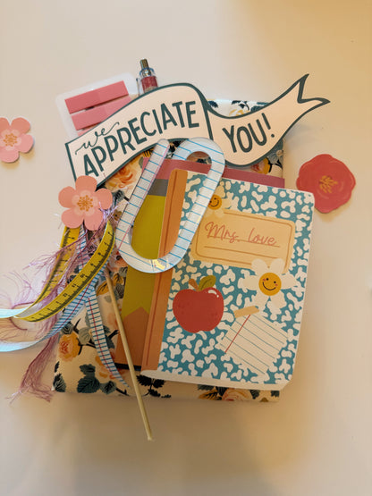 Personalized Teacher Appreciation and End of Year Teacher Gift
